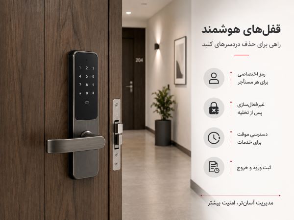  قفل‌های هوشمند؛ راهی برای حذف دردسرهای کلید
